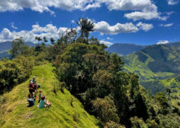 Gallegos´Ridge and Tochecito Valley below (photo: Juan Carlos Gonzalez)